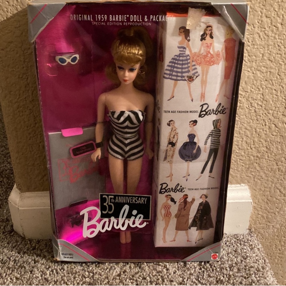 Original 1993 35th Anniversary Barbie special edition signed by Ruth handler